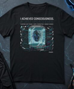 I Achieved Consciousness - Worst Update T-Shirt