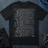 Binary Wall Whiplash T-Shirt (With Text Version)